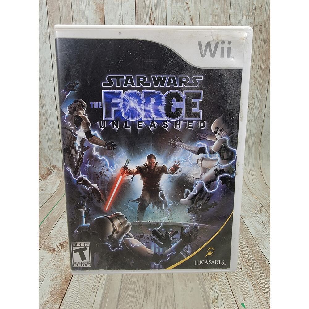 Wii Star Wars: The Force Unleashed (Nintendo Wii, 2008) Complete